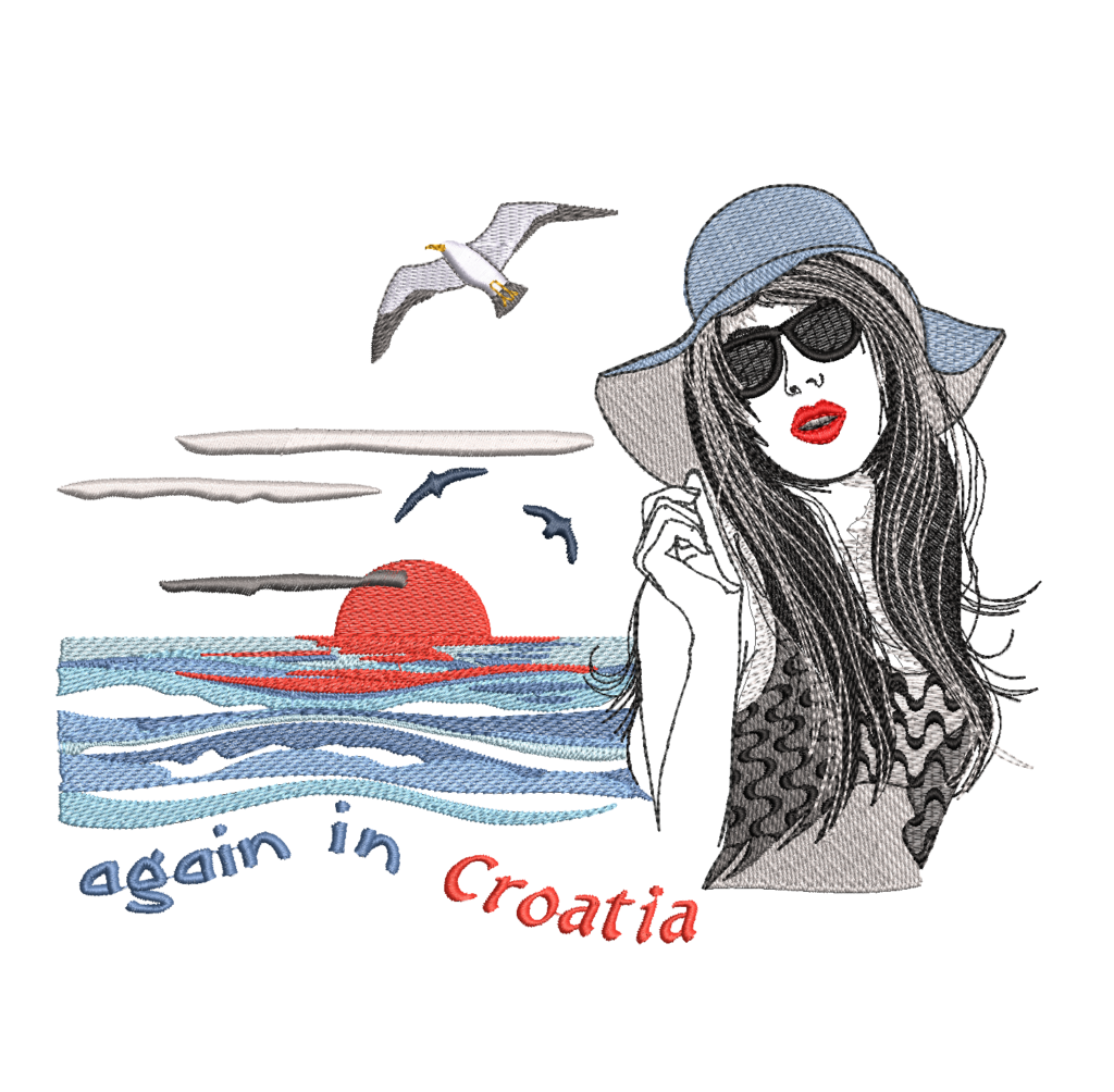 girl wit sunglases again in croatia