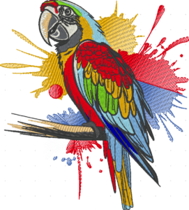 papagai ara full color